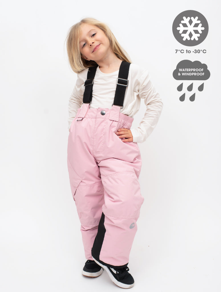 Snowrider Convertible Snow Pants Ballet Pink - Main Image