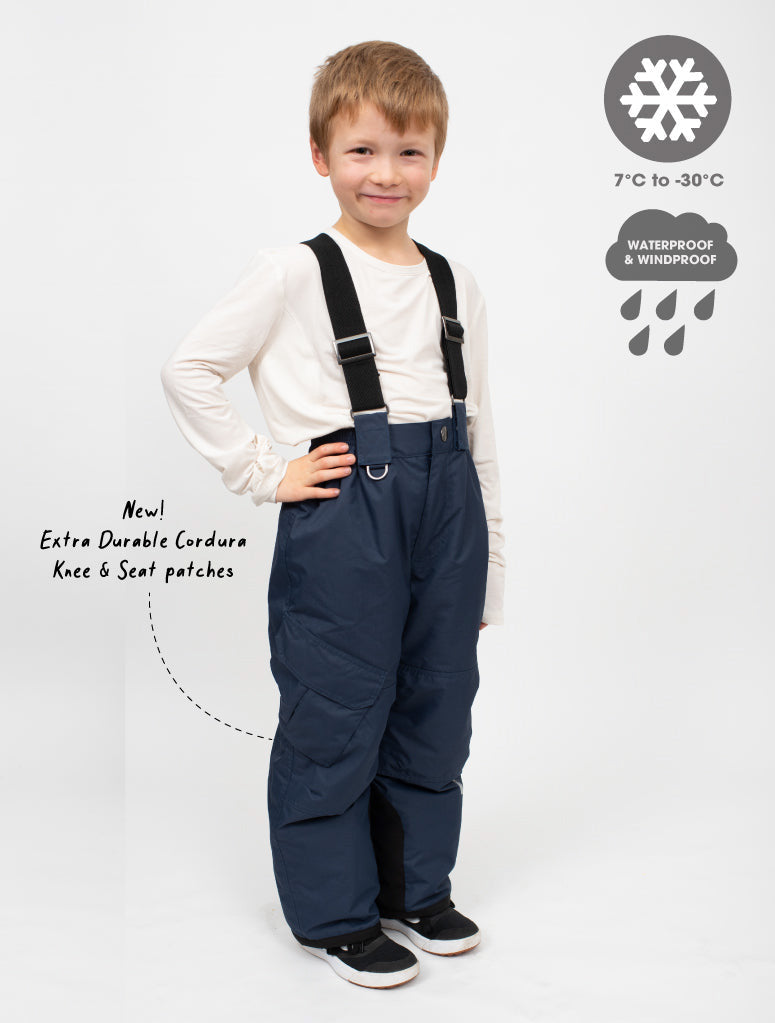 Snowrider Convertible Ski Overalls - Navy 2025