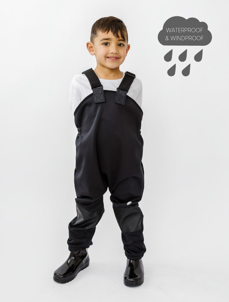 All-Weather Fleece Overalls - Black 2025