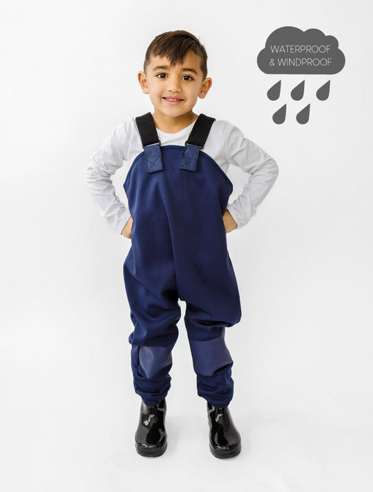 All-Weather Fleece Overalls - Navy 2025