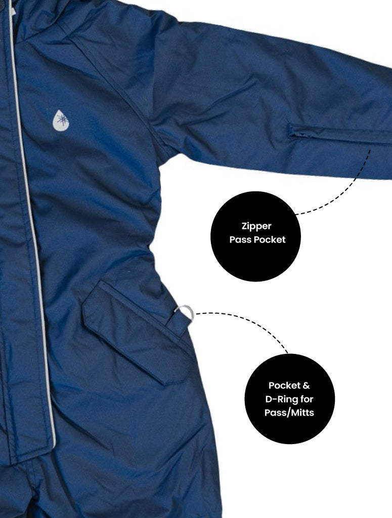 Snowrider One Piece Snowsuit - Navy