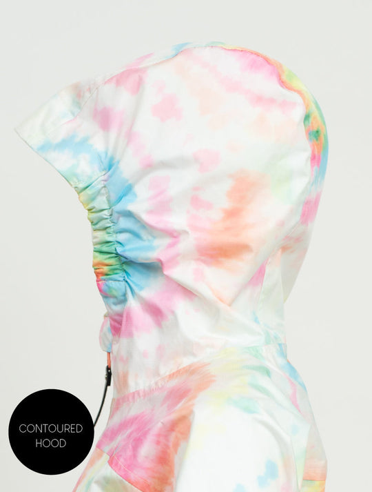 Snowrider Winter Coat - Rainbow Tie Dye