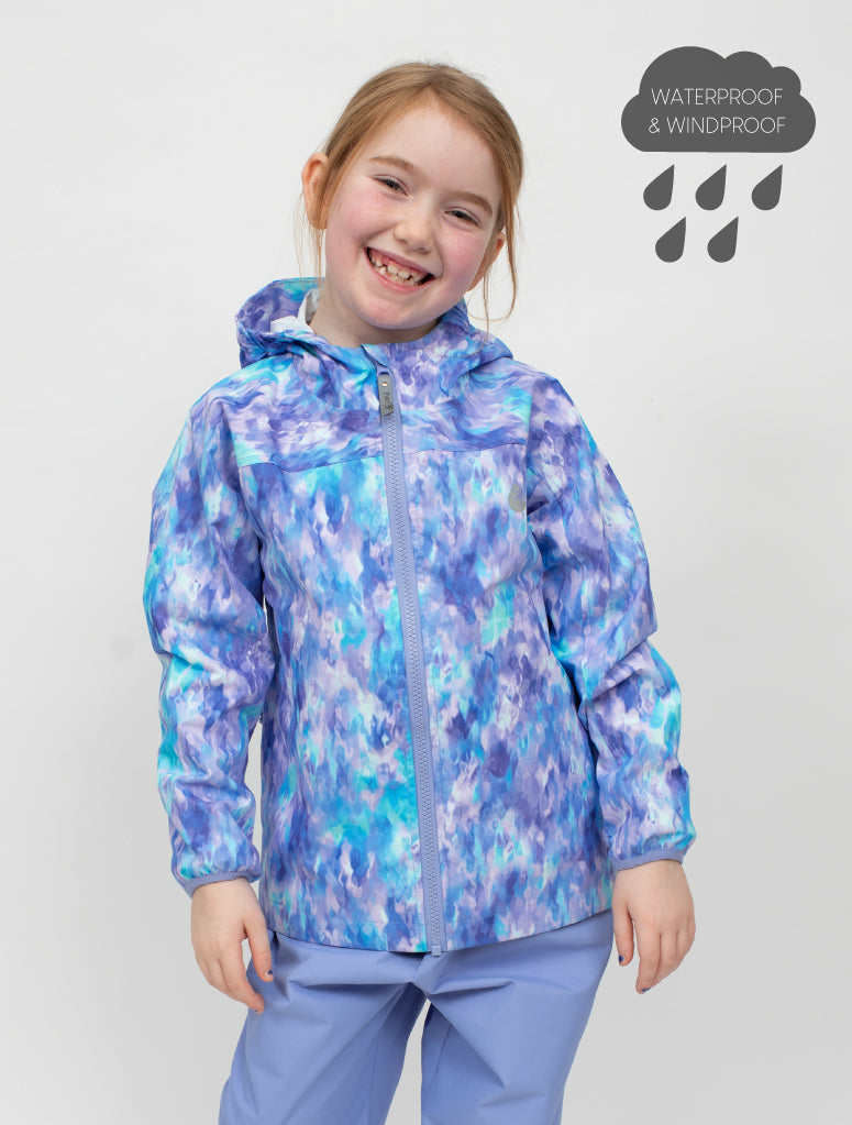 10K Packaway Rainshell - Mermaid