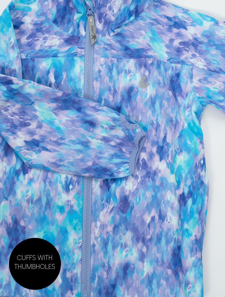 10K Packaway Rainshell - Mermaid