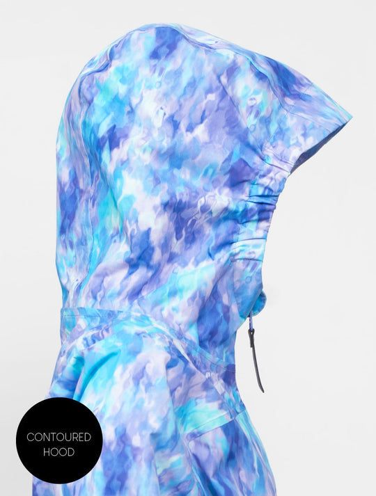 10K Packaway Rainshell - Mermaid