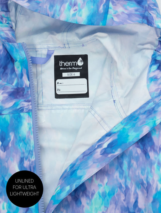 10K Packaway Rainshell - Mermaid