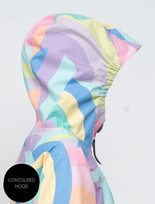 Snowrider Deep Winter Coat - Rainbow Stripe