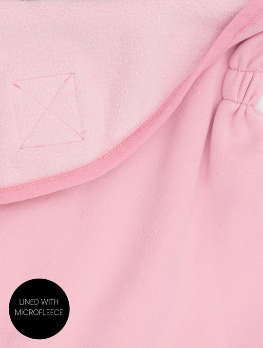 All-Weather Fleece Overalls - Ballet Pink