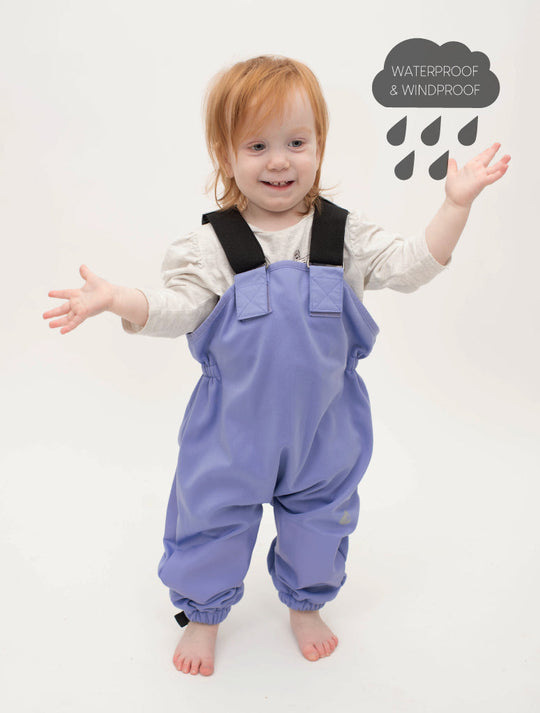 All-Weather Fleece Overalls - Iris