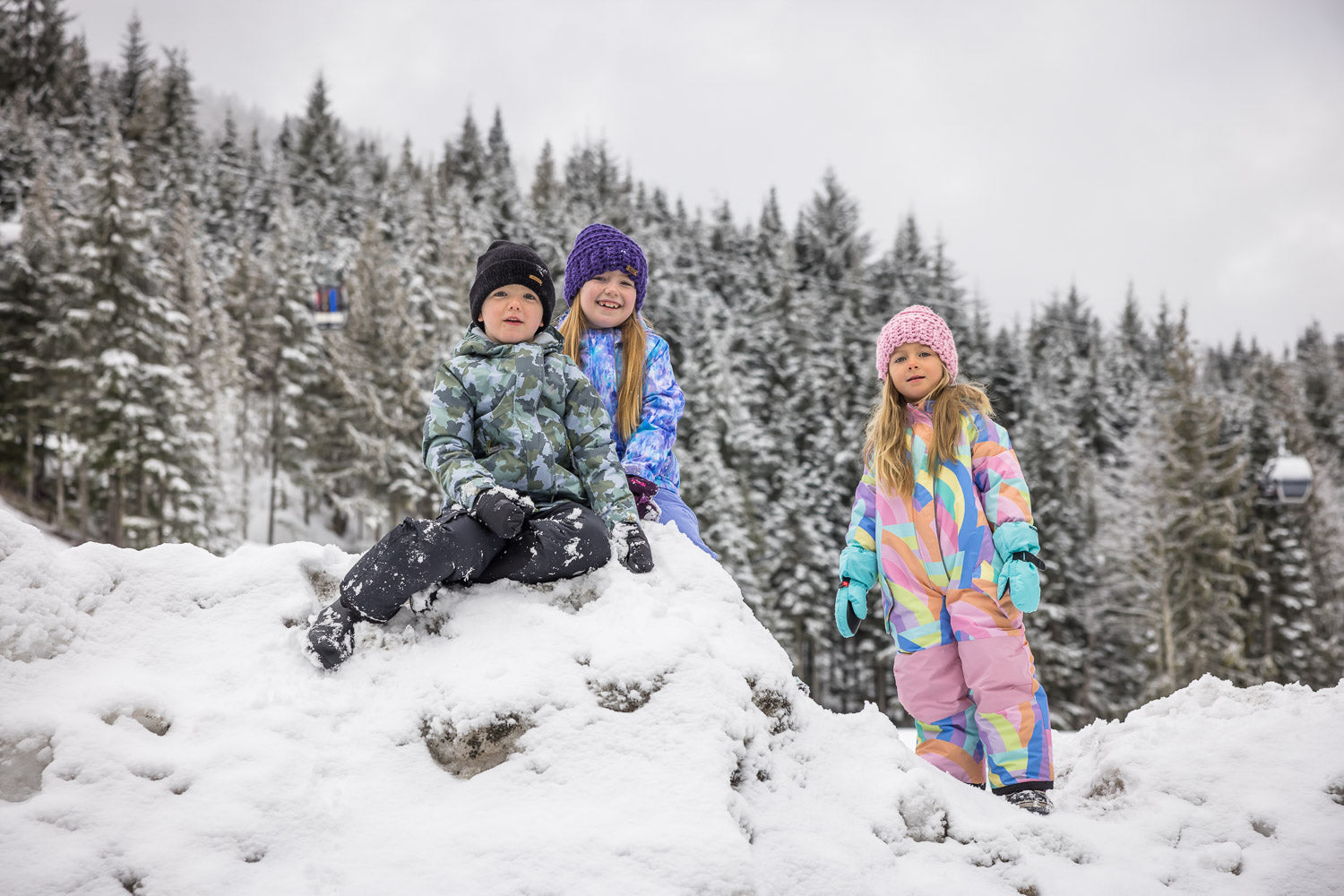 Kids Snowrider Ski and Snow Jacket - Sustainable Recycled