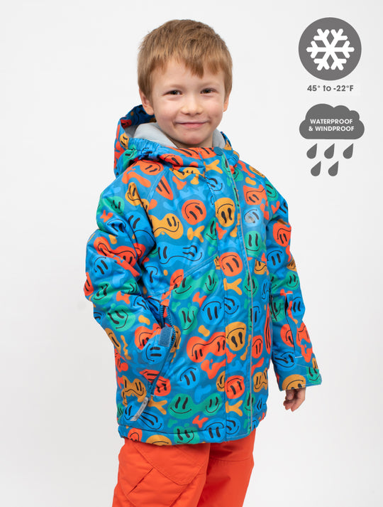Snowrider Deep Winter Coat - Smiley | Waterproof Windproof Eco