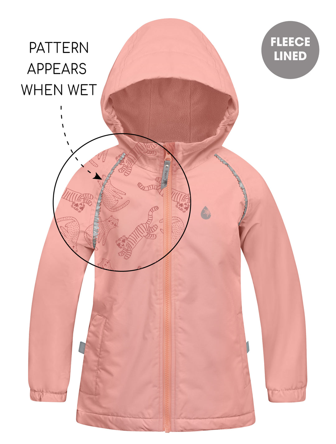 SplashMagic Storm Jacket - Apricot Blush