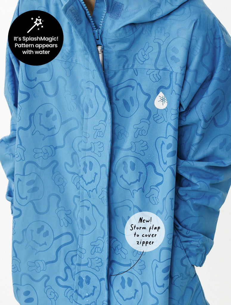 SplashMagic Rainshell - Tide Blue | Smiley