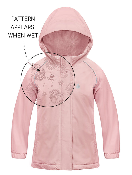 SplashMagic Storm Jacket - Dusky Pink | Celestial Unicorn