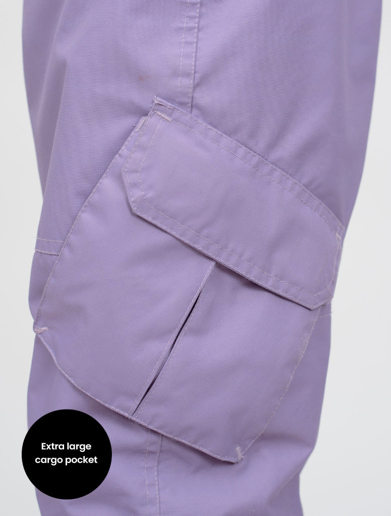 Snowrider Convertible Ski Overalls - Periwinkle