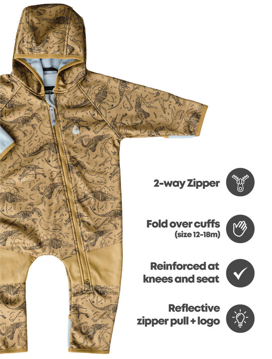 All-Weather Fleece Onesie - Dino Bones All-Weather Fleece Onesie - Dino Bones