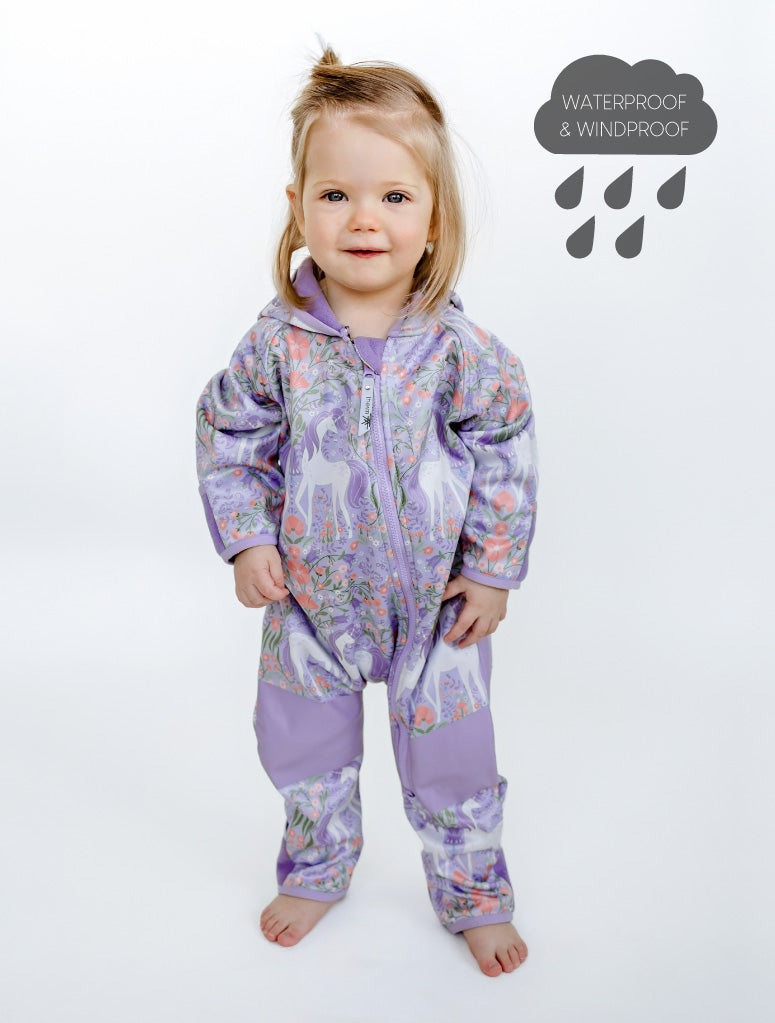 All-Weather Fleece Onesie - Mystic Garden