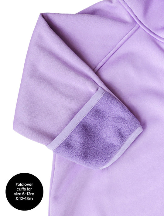 All-Weather Fleece Onesie - Periwinkle