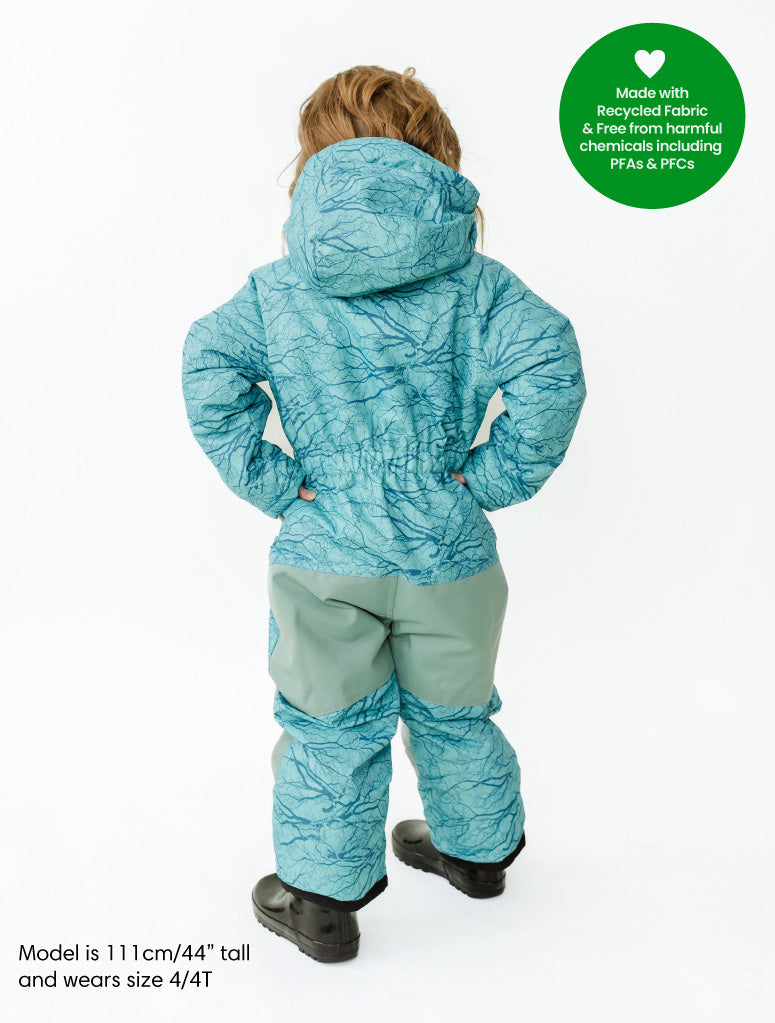 Kids Snowrider One Piece Snowsuit - Sustainable Recycled Materials