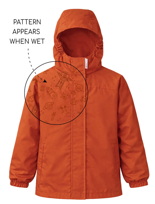SplashMagic Rainshell - Burnt Orange | Space Pals