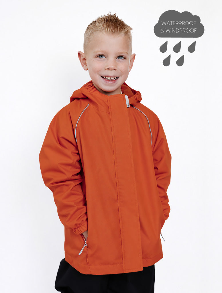 SplashMagic Storm Jacket - Burnt Orange | Space Pals