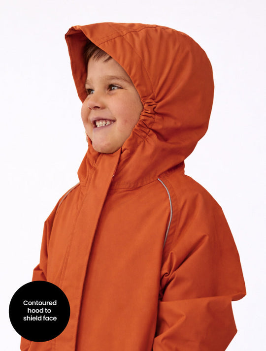 SplashMagic Storm Jacket - Burnt Orange | Space Pals