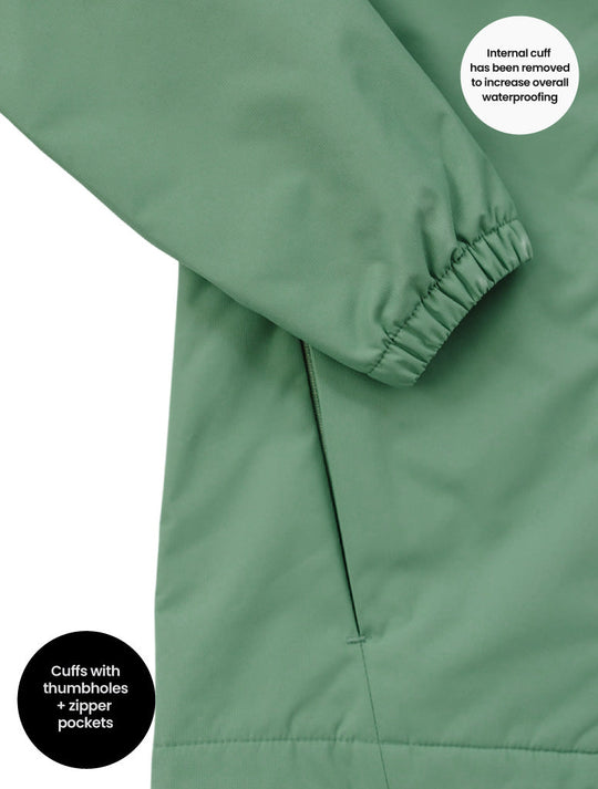 SplashMagic Storm Jacket - Forest Moss | Happy Earth