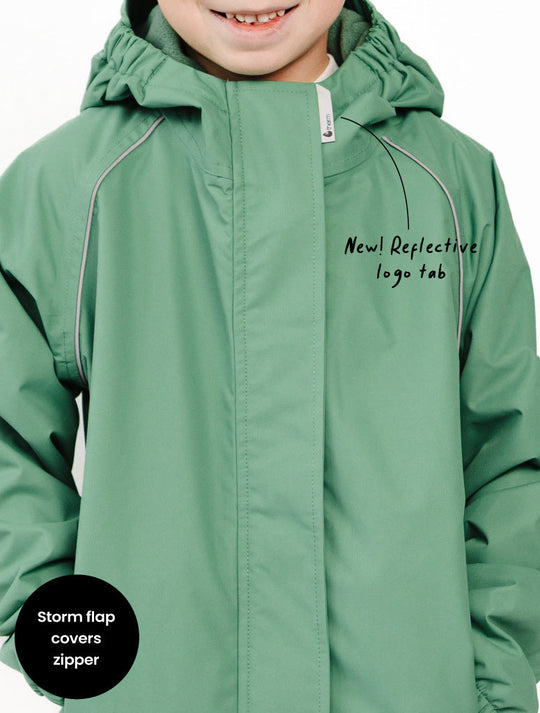SplashMagic Storm Jacket - Forest Moss | Happy Earth