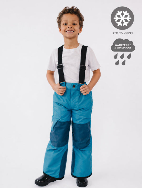 Snowrider Convertible Ski Overalls - Deep Teal