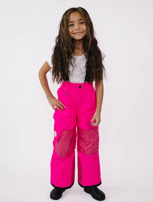 Snowrider Convertible Snow Pants - Neon Pink