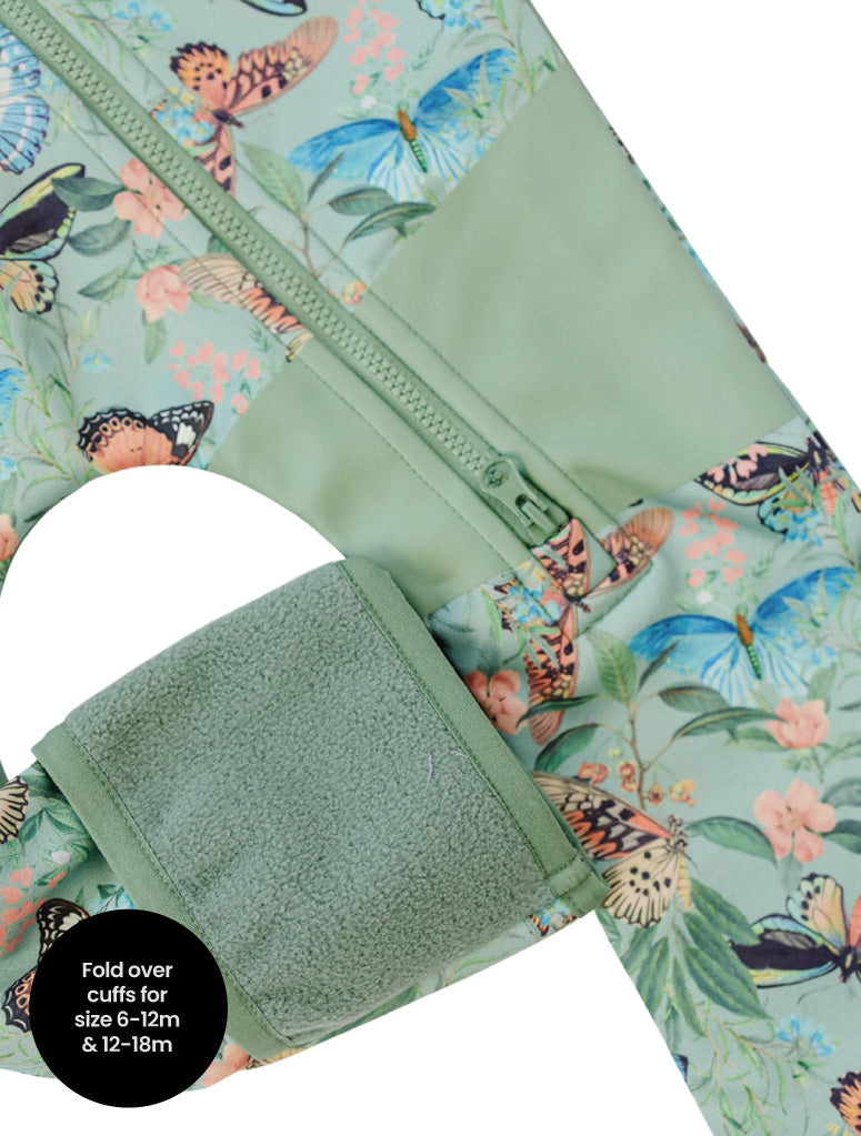 All-Weather Fleece Onesie - Butterfly