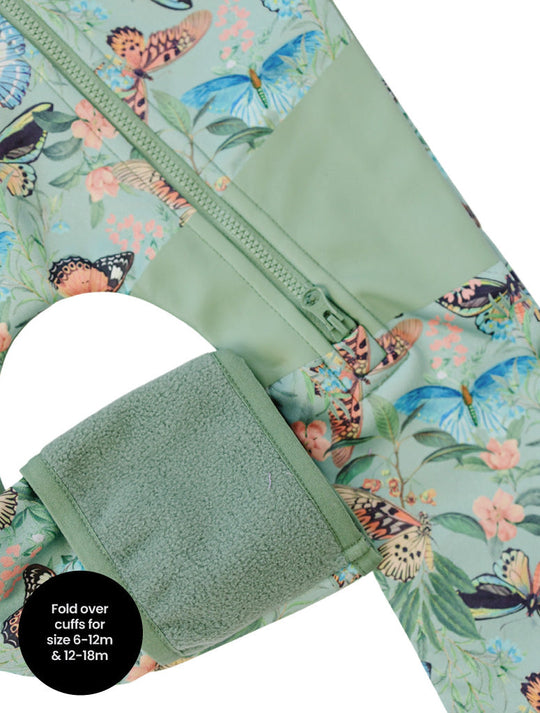 All-Weather Fleece Onesie - Butterfly