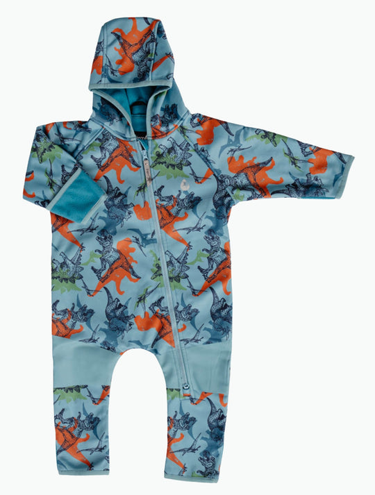 All-Weather Fleece Onesie - Dino