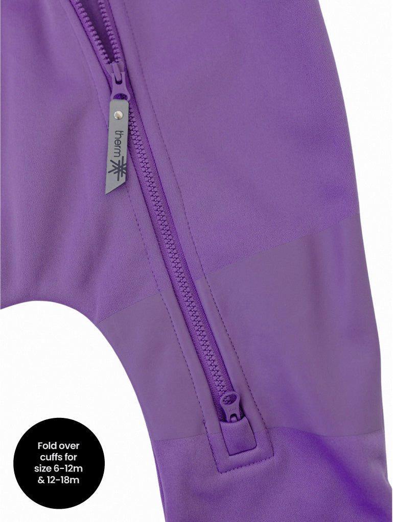 All-Weather Fleece Onesie - Violet