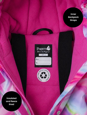 Snowrider One-Piece Snowsuit - Rainbow Wave