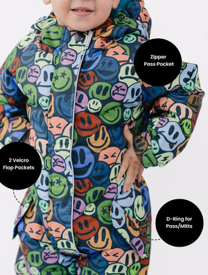 Snowrider One-Piece Snowsuit - Smiley