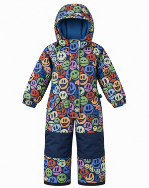 Snowrider One-Piece Snowsuit - Smiley