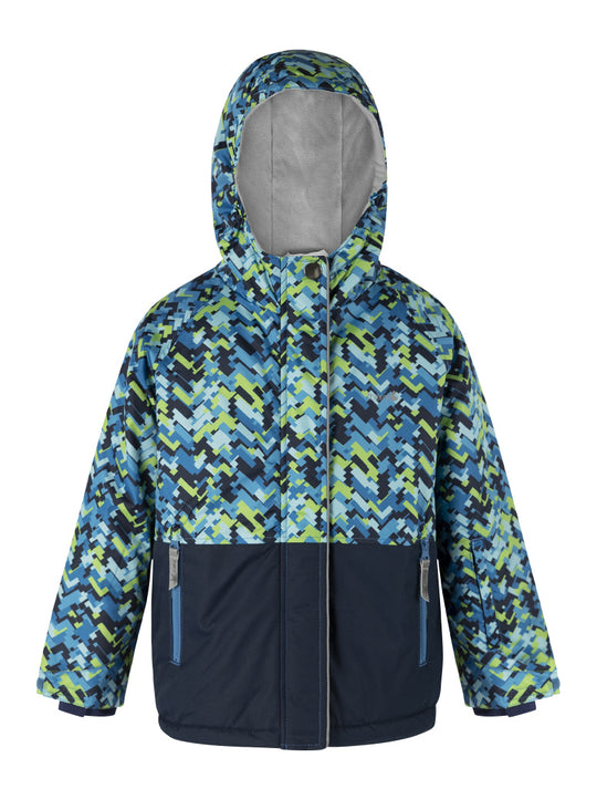 Snowrider Ski Jacket - Abstract Geo | Waterproof Windproof Eco