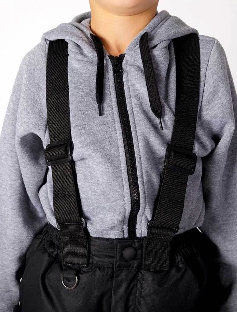 Snowrider Convertible Snow Pants - Black | Waterproof Windproof Eco