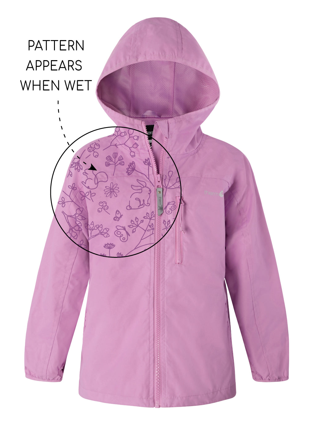 SplashMagic Rainshell - Lilac | Waterproof Windproof Eco