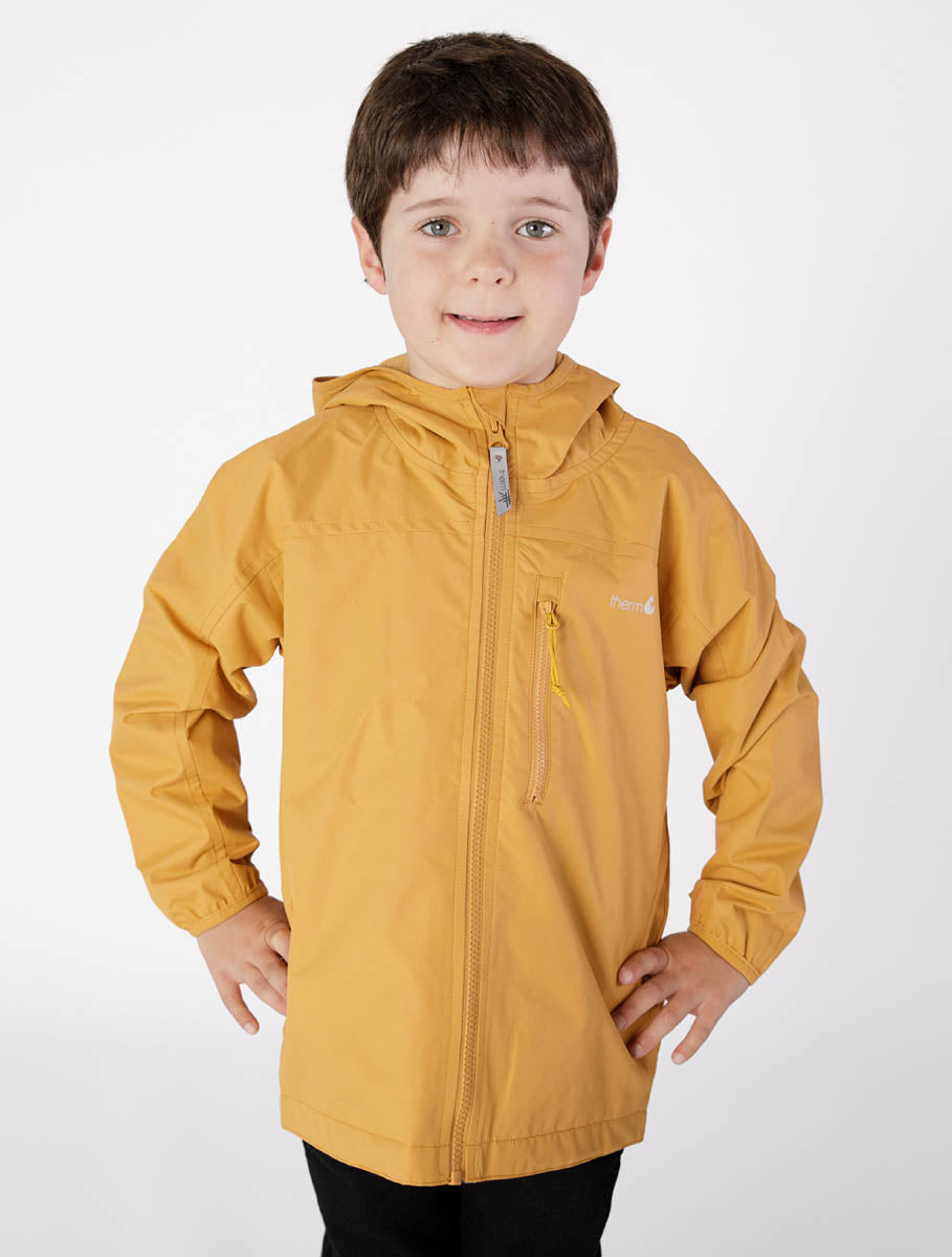 SplashMagic Rainshell - Ochre | Waterproof Windproof Eco