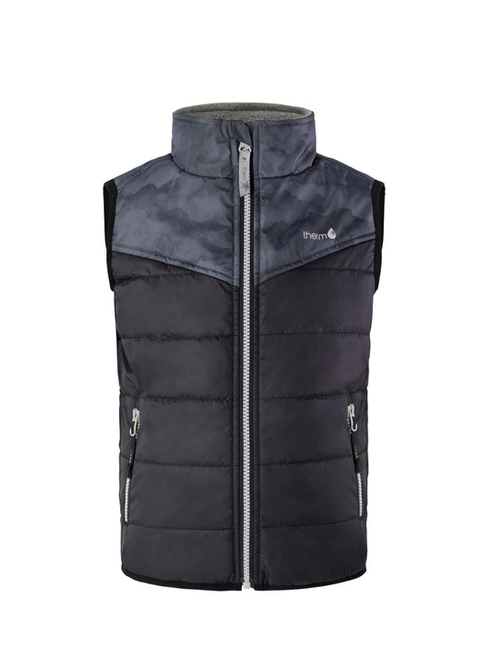 Hydracloud Puffer Vest - Black Mountain | Waterproof Windproof Eco