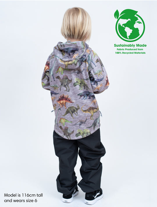All-Weather Hoodie - Dinosaur | Waterproof Windproof Eco