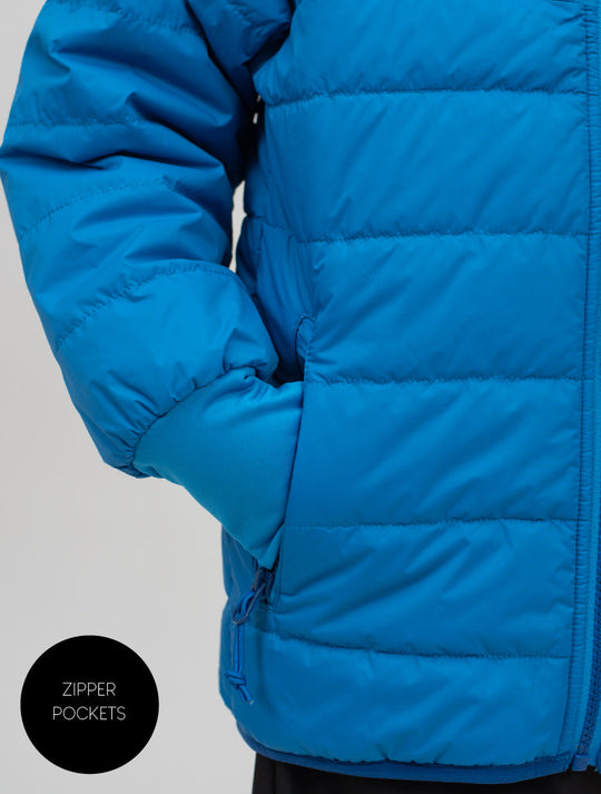 Hydracloud Puffer Jacket - Coast Blue | Waterproof Windproof Eco