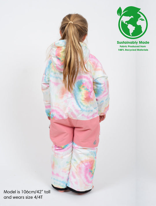 Snowrider Snowsuit - Rainbow Tie Dye | Waterproof Windproof Eco