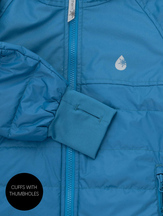Hydracloud Puffer Jacket - Blue Ocean | Waterproof Windproof Eco