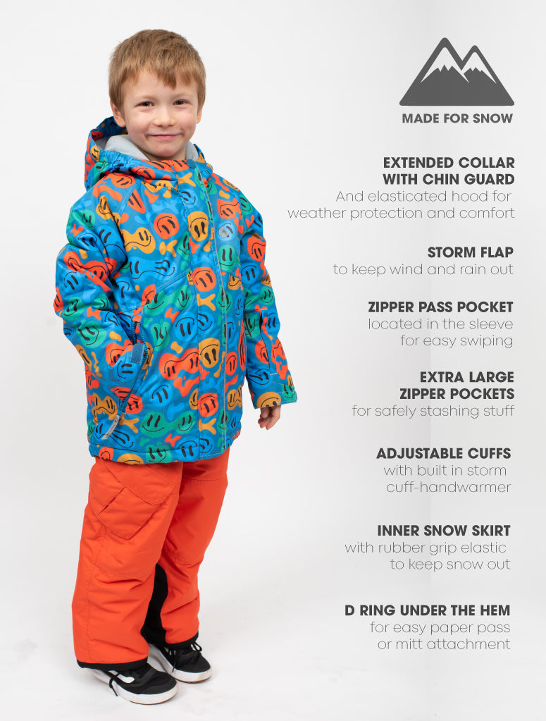 Snowrider Deep Winter Coat - Smiley | Waterproof Windproof Eco