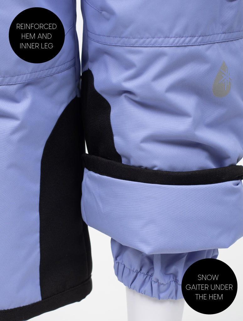 Snowrider Convertible Snow Pants - Iris | Waterproof Windproof Eco