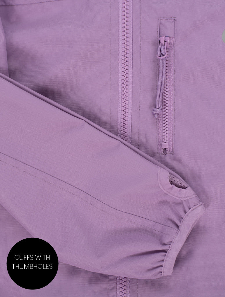 SplashMagic Rainshell - Dusty Lavender | Waterproof Windproof Eco